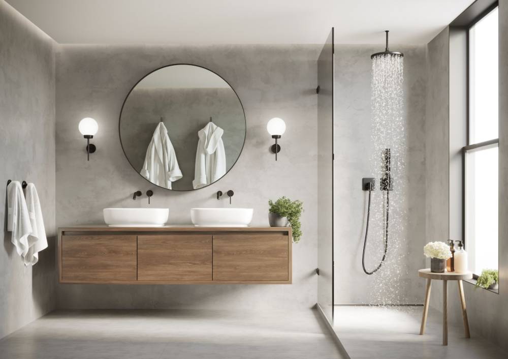 Salle de bain à Nespouls